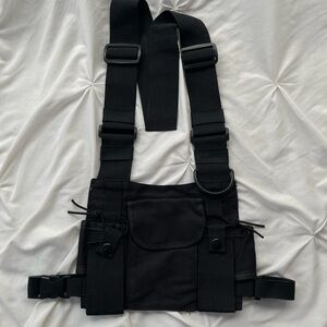 Black Tactical Chest Bag